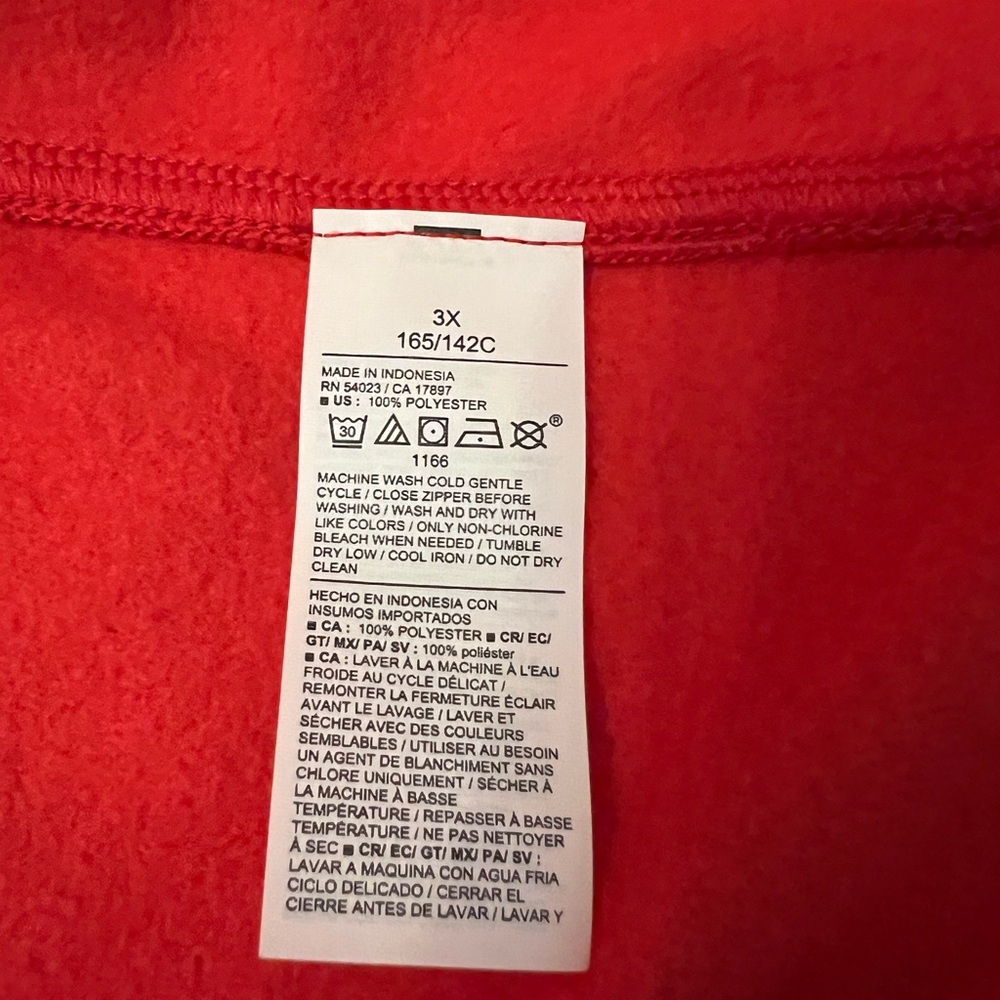 Old Navy Red Performance Fleece Jacket - Picture 5 of 6